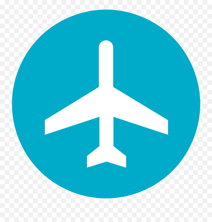 Airport Signs Symbols Plane Airplane - Clipart Airport Png Emoji,Airplone Emoticon