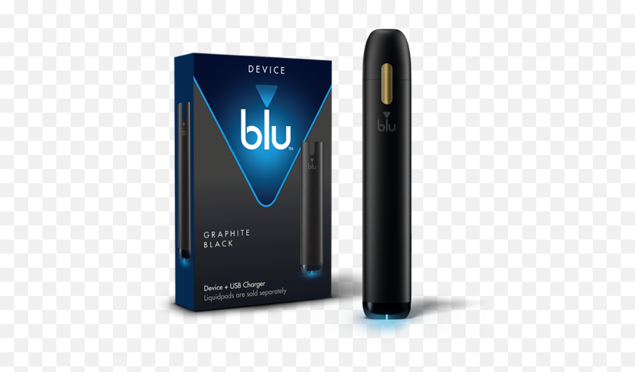 Graphite Black Vape Device - Blu Pod Emoji,Blu Cell Phone Emoticons