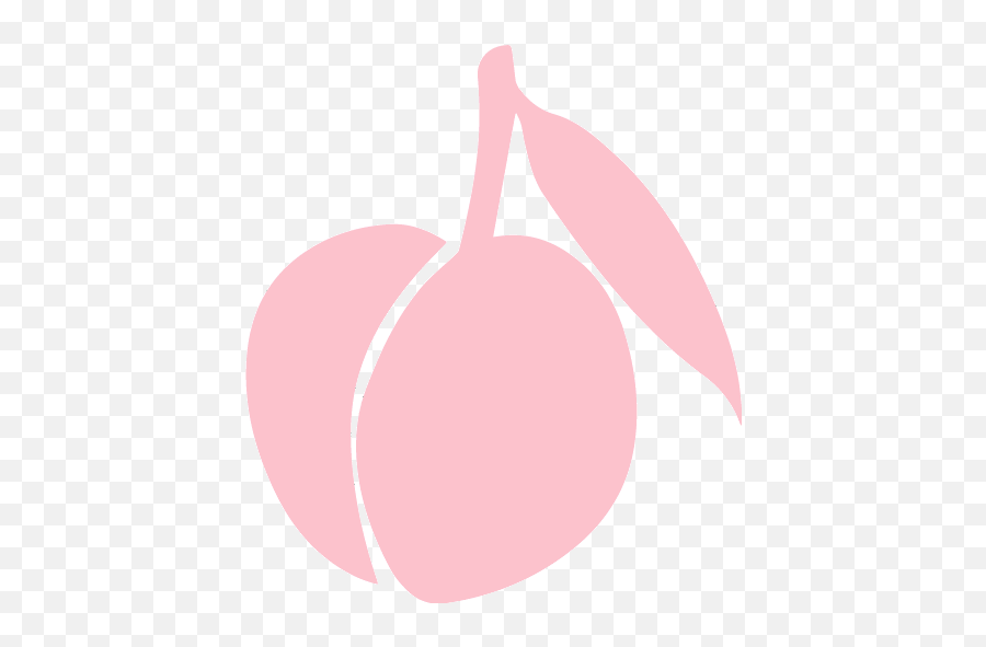 Pink Peach Icon - Aesthetic Pink Peach Icon Emoji,Peach Emoticon Facebook