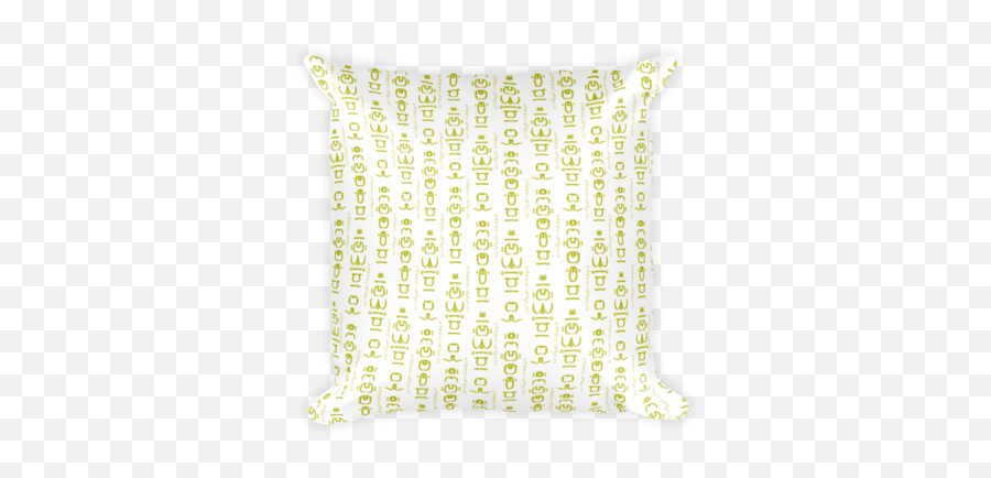 Fts White And Gold Rectangular Pillow - Decorative Emoji,Justice Emoji Pillow