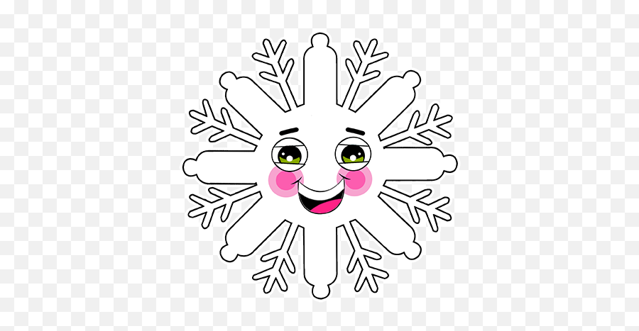 Ted Snowflake - Dot Emoji,Emojis For Snowflakes