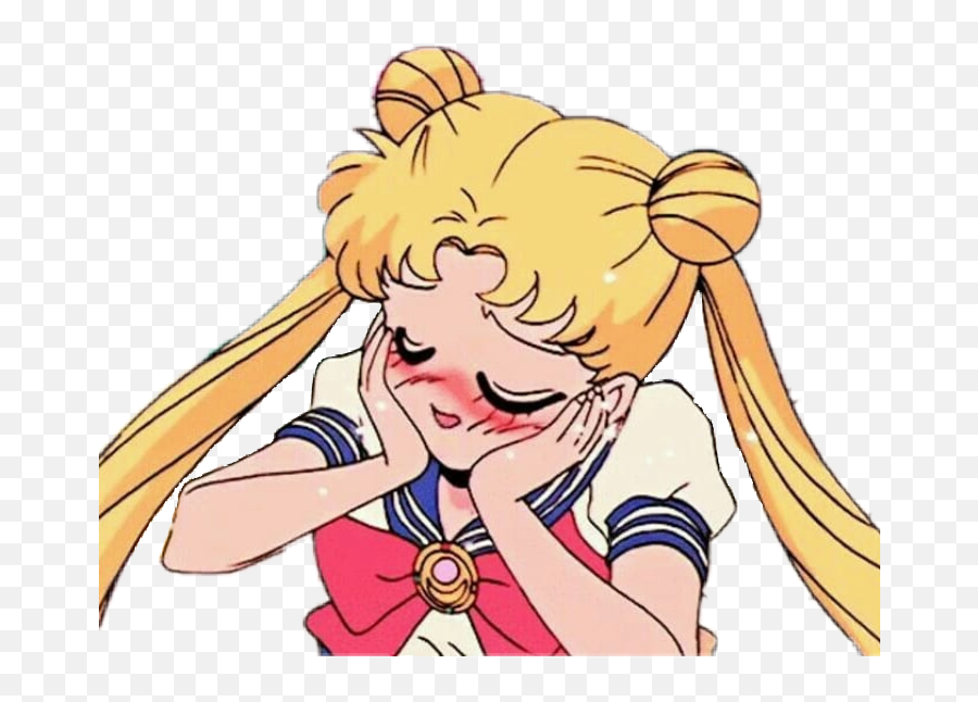 Kawaii Cute Sailor Moon Sticker - Cute Sailor Moon Png Transparent Emoji,Sailor Moon Emojis