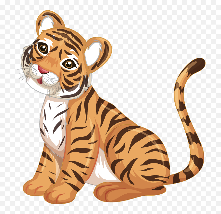 Baby Tiger Portrait Kids Shirt Emoji,Bengal Tiger Emoji