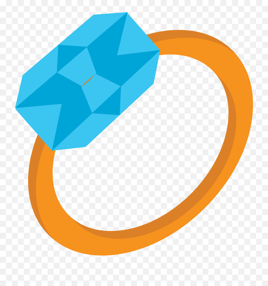 Ring Emoji Clipart - Horizontal,Wedding Ring Emoji