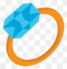 Ring Emoji Clipart - Horizontal,Wedding Ring Emoji