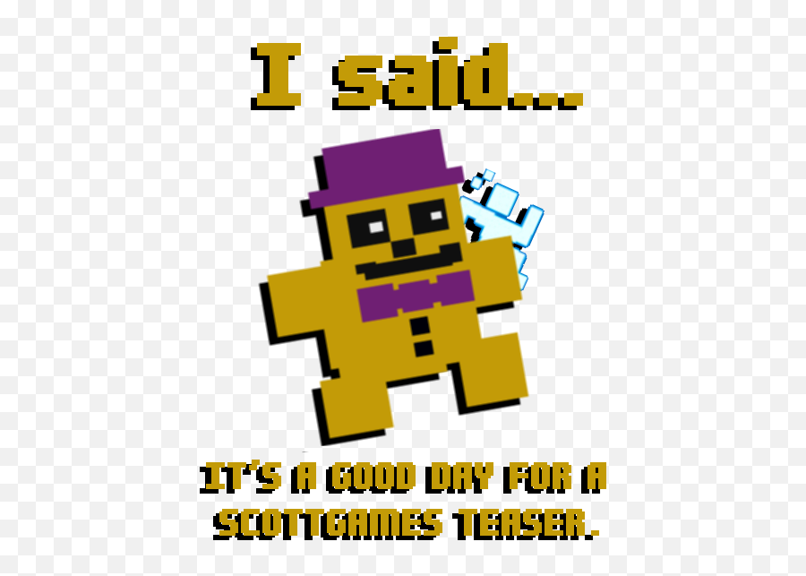 Jokeu0027u0027i Said Itu0027s A Good Day For A Scottgames Teaser - Crm Scottgames Logo Transparent Emoji,Emoji Teaser