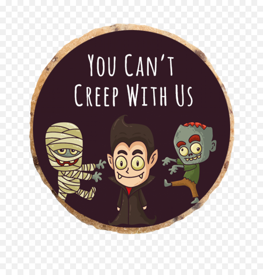 You Canu0027t Creep With Us Motivkeks Halloweenkekse Süße - Fictional Character Emoji,Emoji Affen