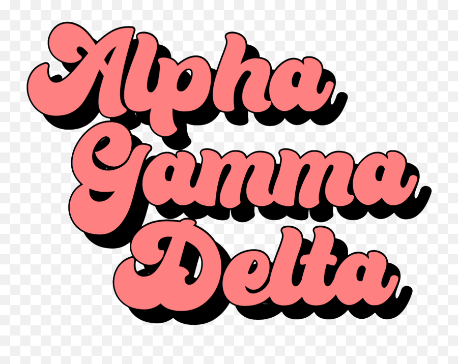 Alpha Gamma Delta Sticker By Littlebirdd5 - Dot Emoji,Delta Emoji