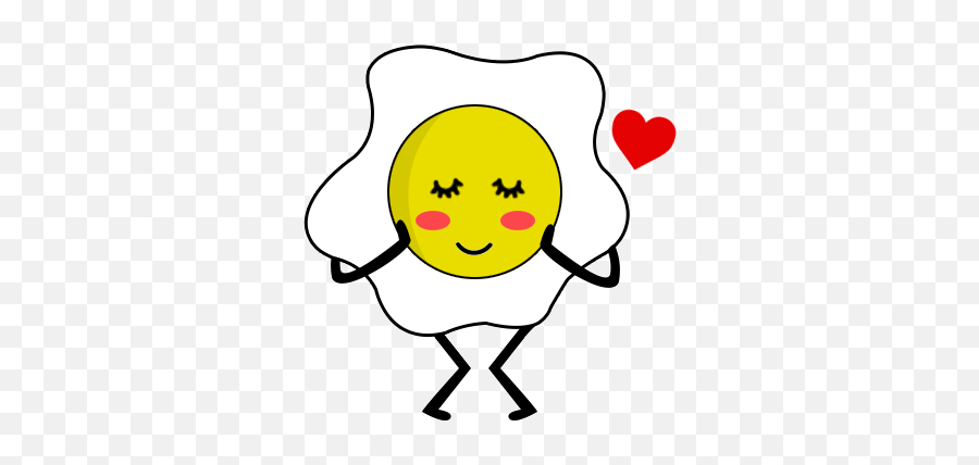 Ladies Eggy - Happy Emoji,Emoji For Yummy