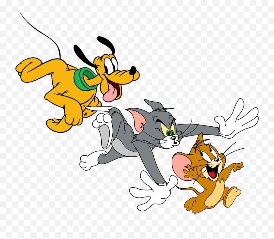 Pluto Dog Tom Cat Jerry Mouse Sticker Emoji,Tom And Jerry Emoji