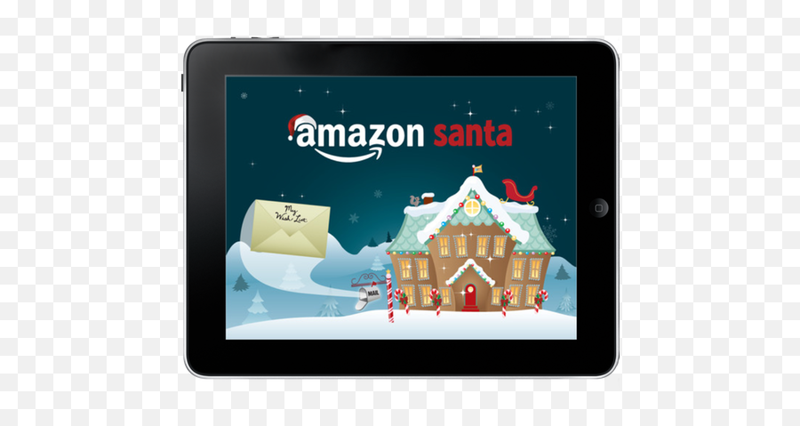 Create Christmas Wish Lists On Your Ipad With Amazon Santa - Amazon Santa Emoji,Emoji Lists