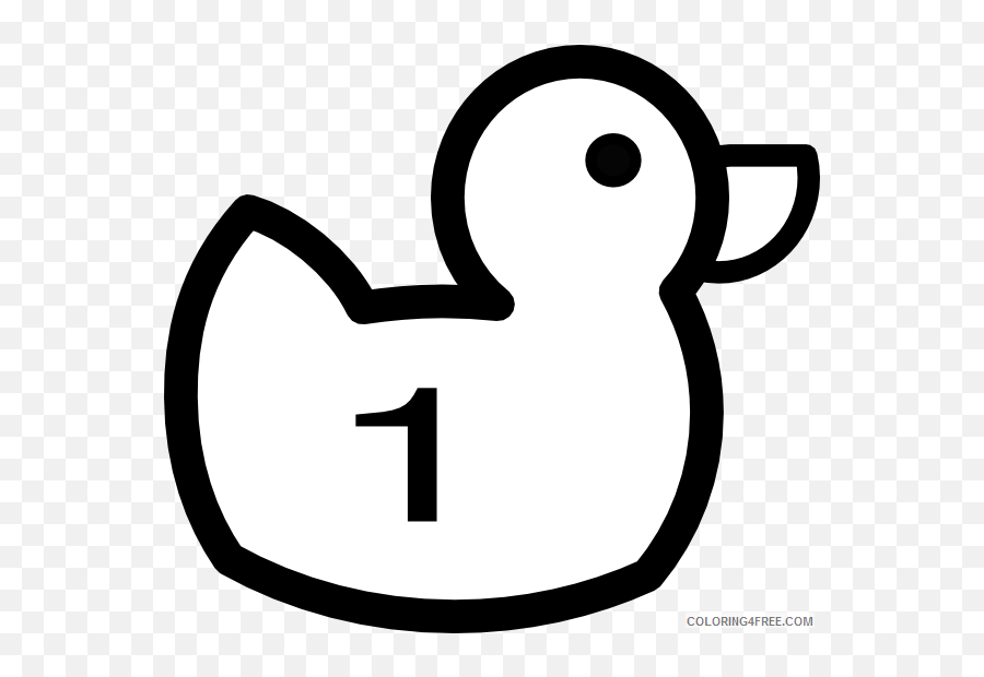 Duck Outline Coloring Pages Duck 1 Nh8xnj Printable - Duck Outline Clipart Emoji,Coffee Emoji Plane Emoji Rooster Bike Emoji Means