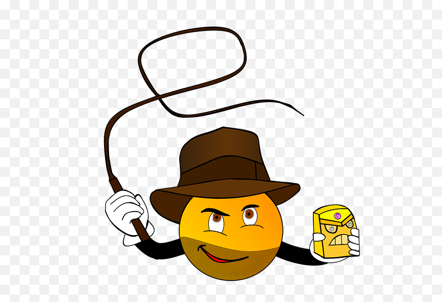 Indiana Jones Of The Art In World - Raiders Of The Lost Ark Emoji,Wry Smile Emoji