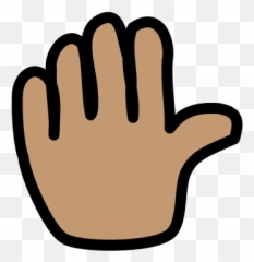 Bye Cliparts - Waving Hand Gif Transparent Emoji,Hand Wave Emoji