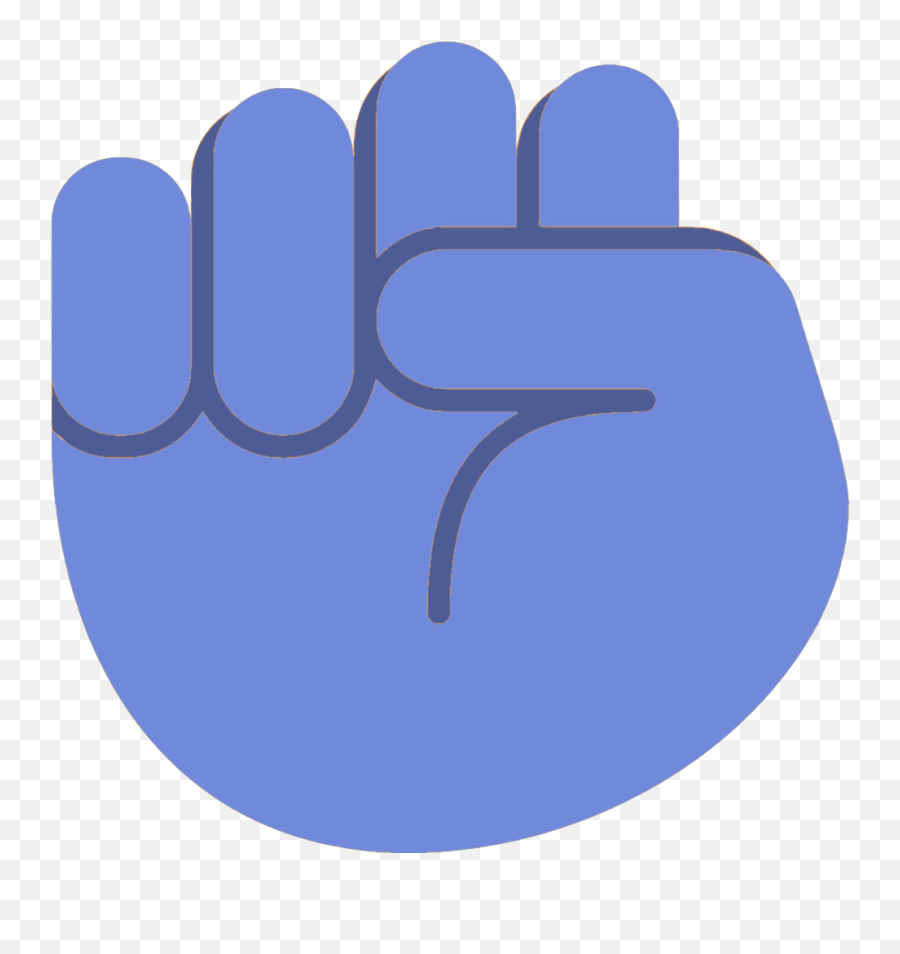 Blurplefist - Discord Emoji Emoji Punho Cerrado,Fist Emoji