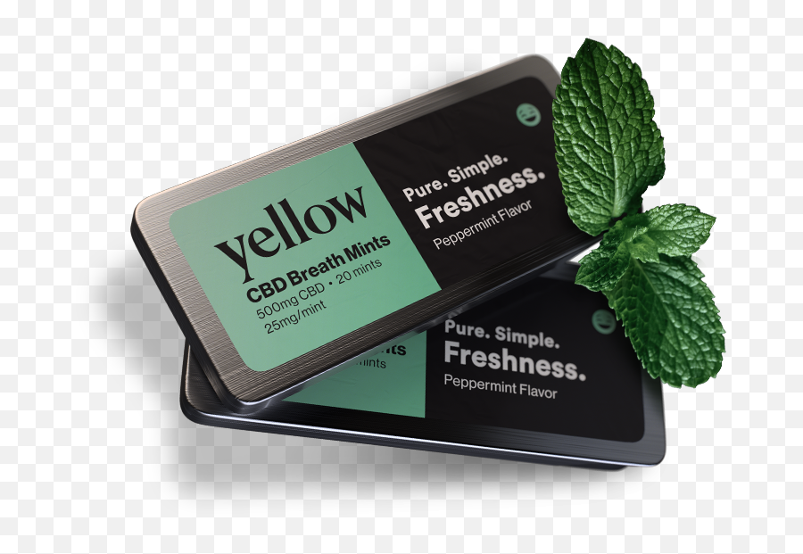 Yellow Cbd Breath Mints - Peppermint Emoji,What Emotion Does Mint Represent