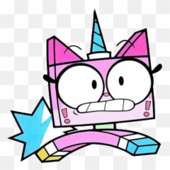 Unikitty Jump Ohno Scared Sticker By Spinelfan2012 - Unikitty Surprised Emoji,Pink Suprised Terrified Emoticon