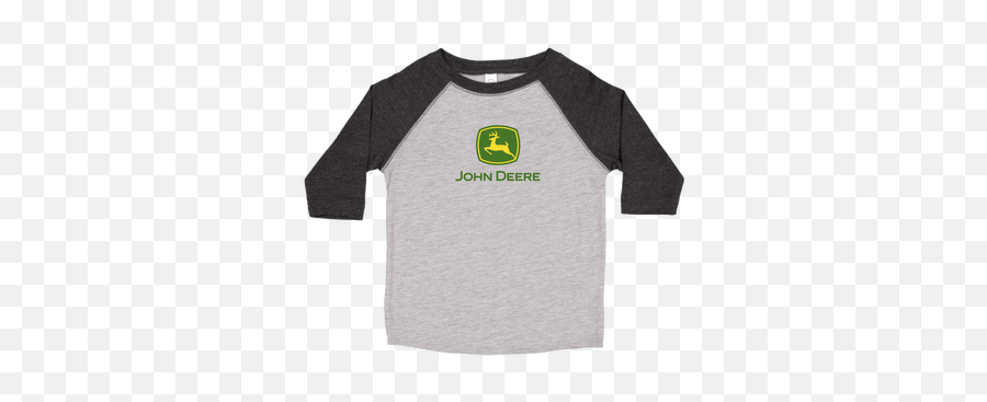 John Deere Youth Boy 34 Sleeve Logo Raglan - Oxford Trenz 6t Shirt Size Chart Emoji,Biys Graphic Emoji Long Sleeves