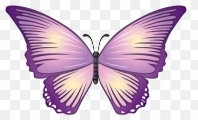 Purple Butterfly Emoji - Girly,Purple Shimmer Emoji