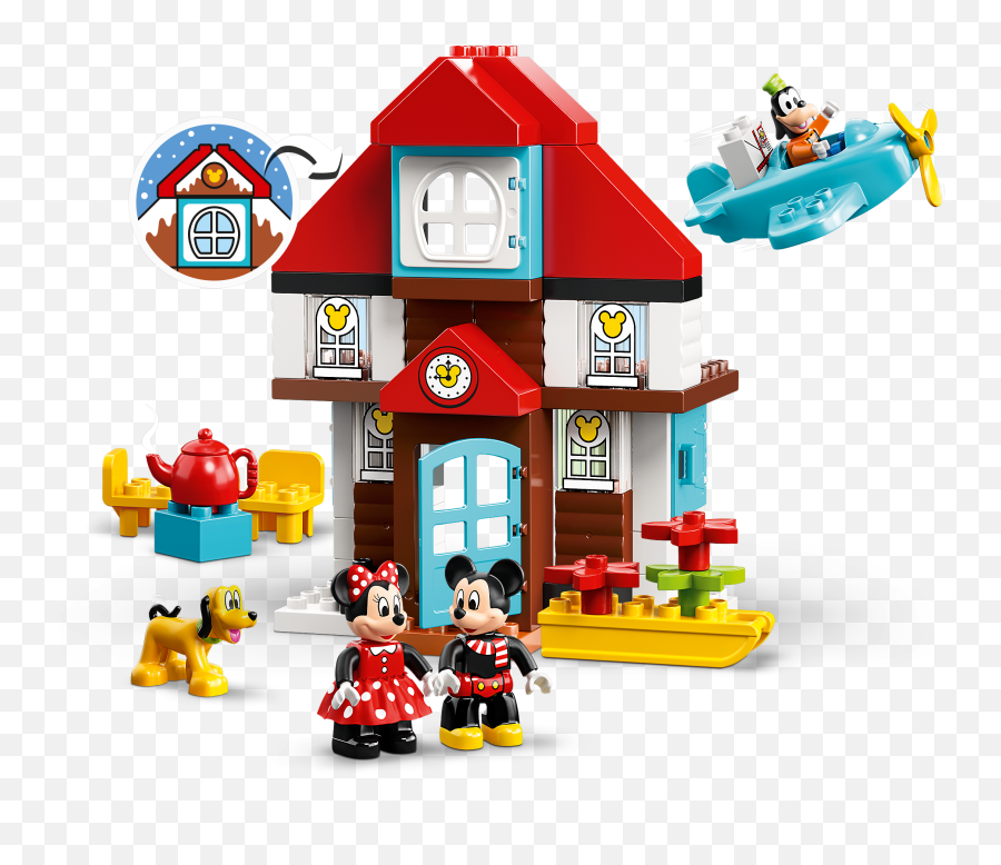 Lego Duplo Disney Mickeyu0027s Vacation House 10889 Toddler - Casa Mickey Lego Duplo Emoji,Mickey Mouse Emotion Coloring Pages