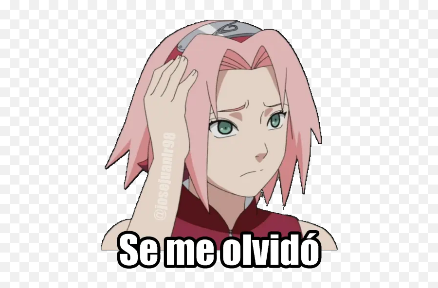 Naruto Stickers For Whatsapp - Icons De Sakura Haruno Emoji,Emoticon De Beso Como Se Hace