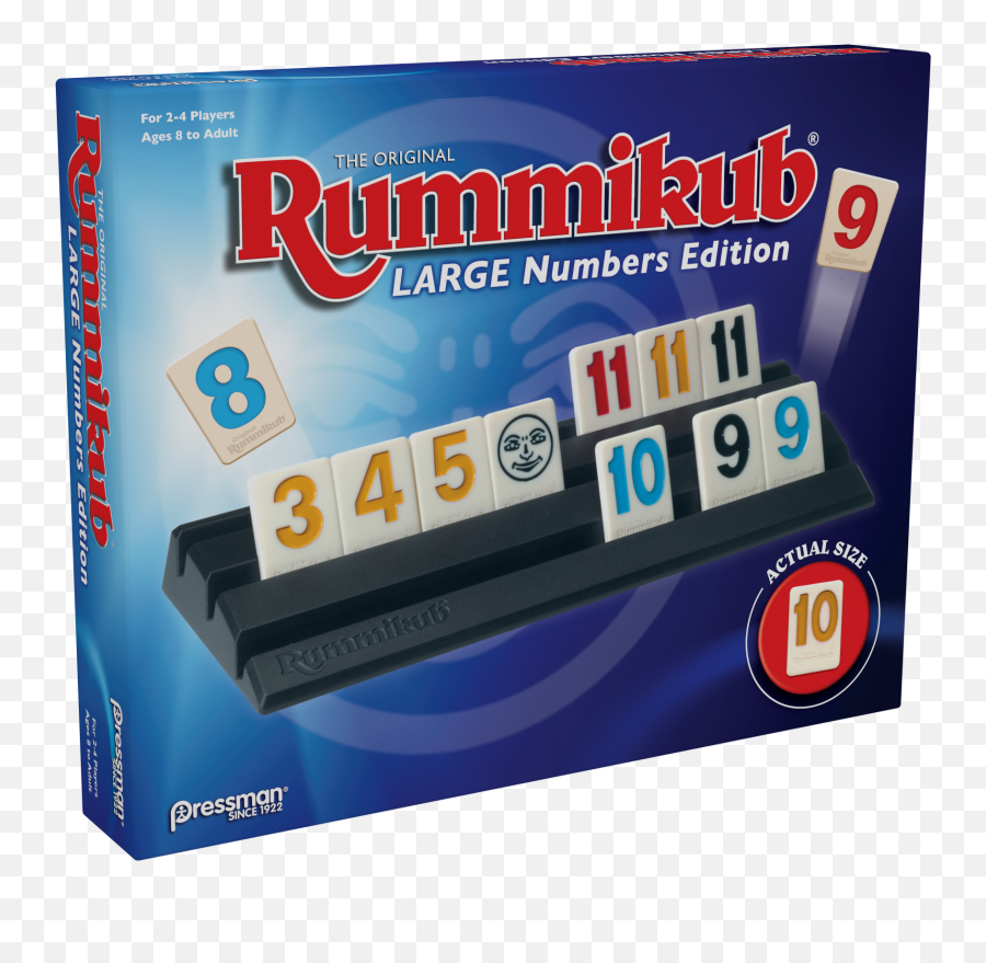 Rummikub Large Number Edition - The Original Rummy Tile Game Horizontal Emoji,Emotion Wild Tile For Sale