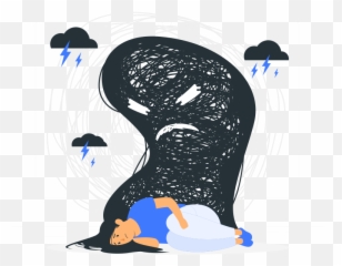 Art Drawings - Depression Illustration Emoji,Emotion Powerful Meaningful Drawings