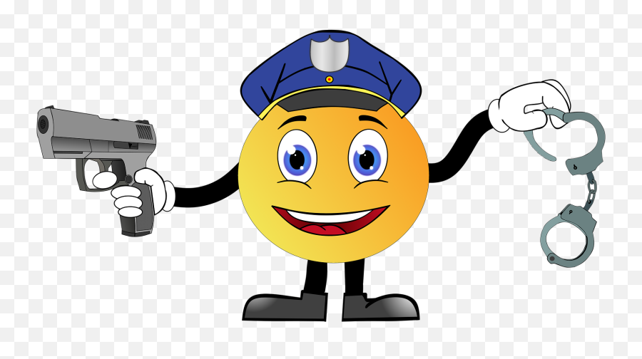 The Christmas Tree Police - Security Smiley Emoji,Christmas Tree Emoticon