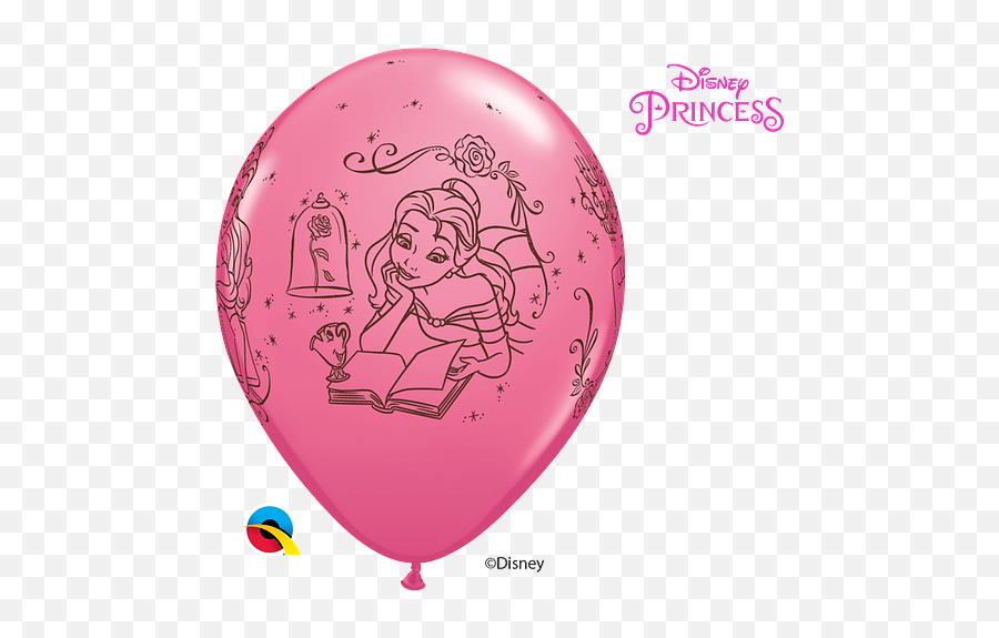 Disney Princess Belle Latex Balloons 11 - Balloons Emoji,Emoji Movie Princess