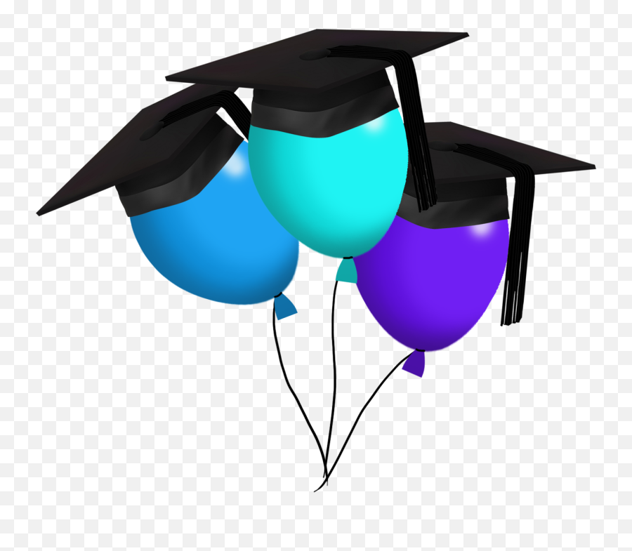 Balloon Clipart Graduation Balloon Graduation Transparent - Clip Art Graduation Emoji,Emoji Balloons At Party City