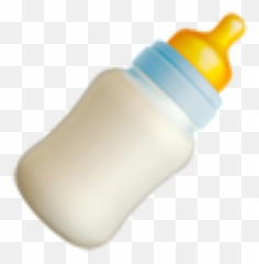 Milk Milkbottle Emoji Sticker By Tonhommm,Bottles Emoji