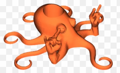 Rock2pus Planter By Printedsolid Download Free Stl Model Emoji,Squid Emoji
