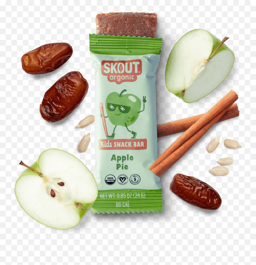 Skout Organic Apple Pie Kids Bar Emoji,Apple Truck Emoji