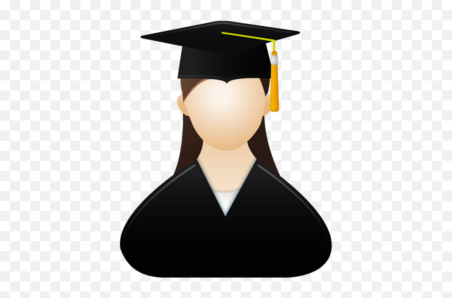 Graduate Cap Female Icon Png Transparent Background Free Emoji,Grad Cap Emoji Png