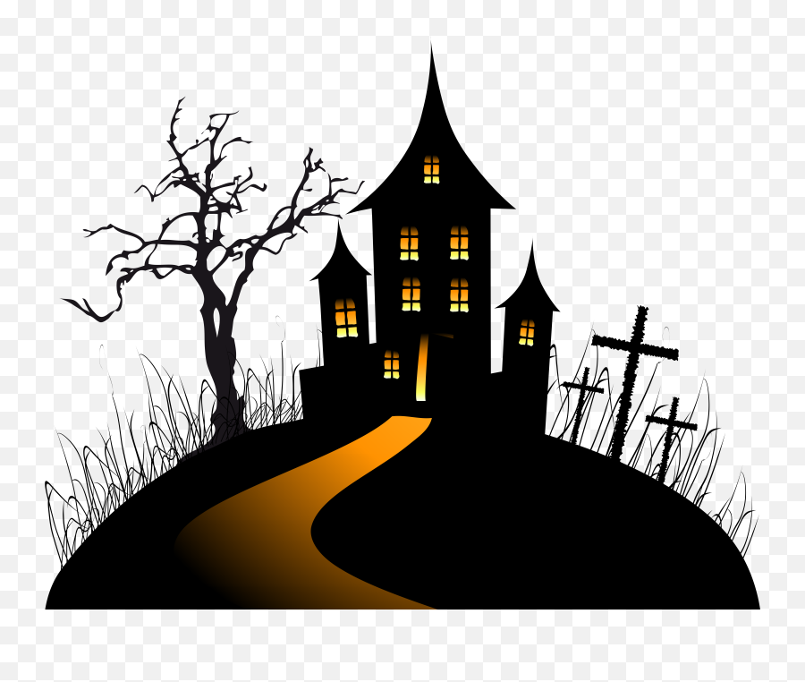 Download Halloween Creepy Castle Clip Art Image Gallery Emoji,Palace Emoji