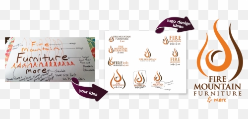 Download Hd Fire Mountain Logo Design - Vertical Emoji,Wedding Anniversary Emoji