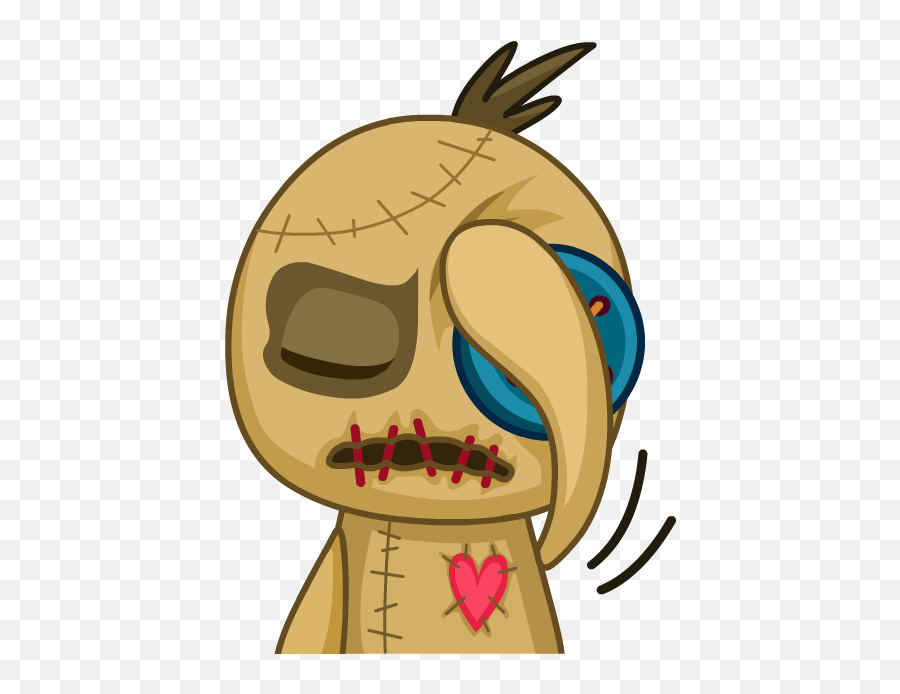 Download Voodoo Doll Chumbo Messages Sticker - 8 Voodoo Doll Zombie Emoji,Voodoo Emoji