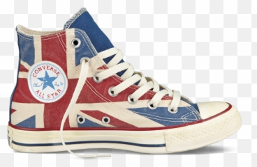 Chuck Taylor Distressed Union Jack - Union Jack Converse Emoji,Star Shoe Emoji