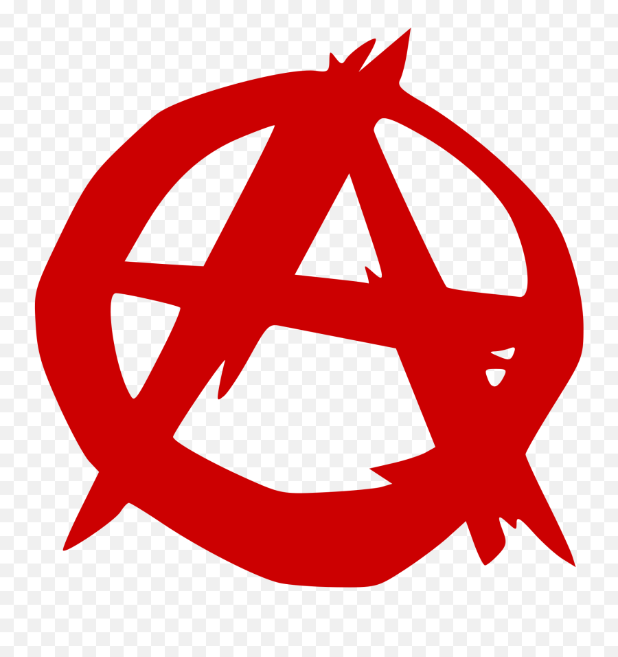 Anarchy Symbol Transparent Clipart - Black Anarchy Symbol Transparent Emoji,Anarchy Emoji