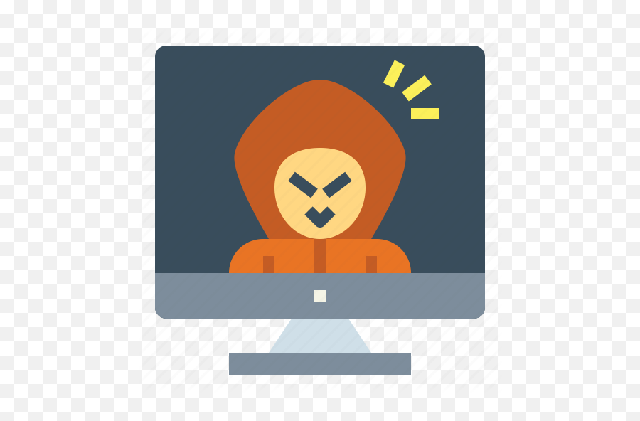 Computer Crime Criminal Cyber Hacker Icon - Download On Iconfinder Television Set Emoji,Emoji Movie Hacker