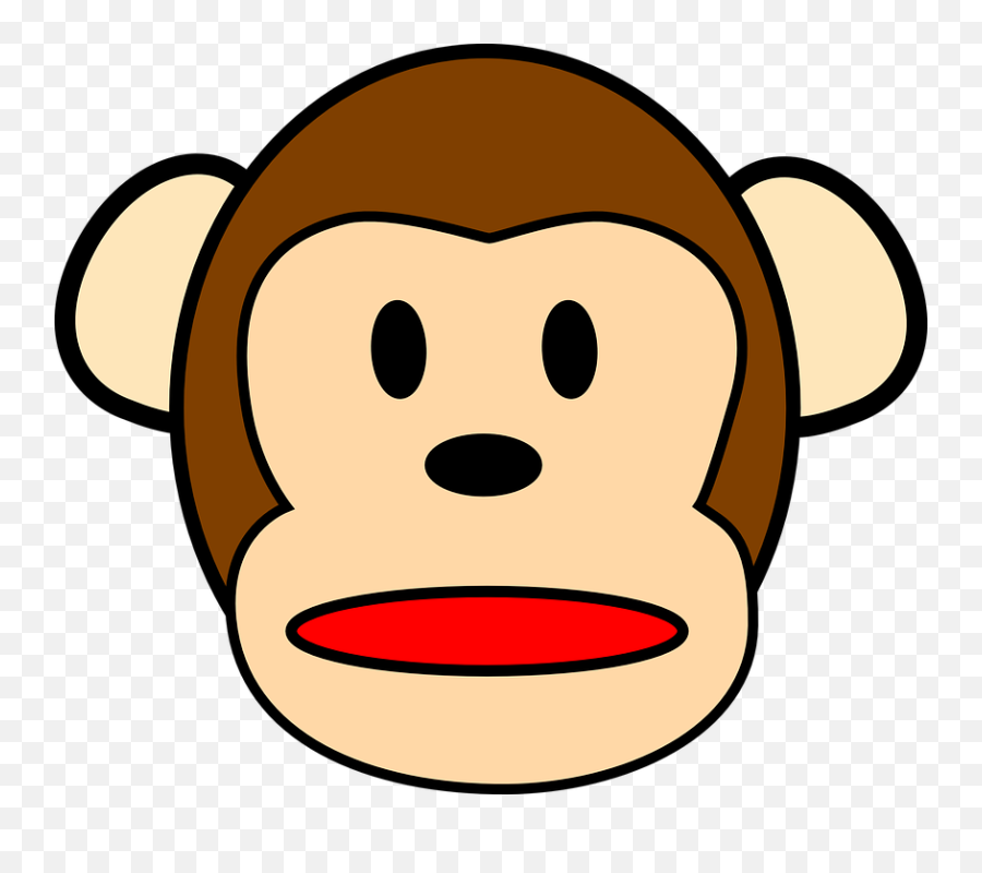 100 Kostenlose Überrascht U0026 Smiley Illustrationen - Pixabay Monkey Face Drawing Emoji,Emoji Affen