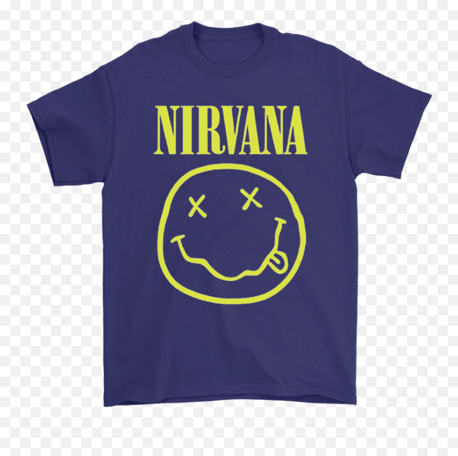 Funny Nirvana Passed Out Emoji Shirts - Nirvana Wallpaper Iphone,Emoji Long Sleeve Shirt