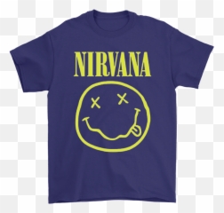 Funny Nirvana Passed Out Emoji Shirts - Nirvana Wallpaper Iphone,Emoji Long Sleeve Shirt