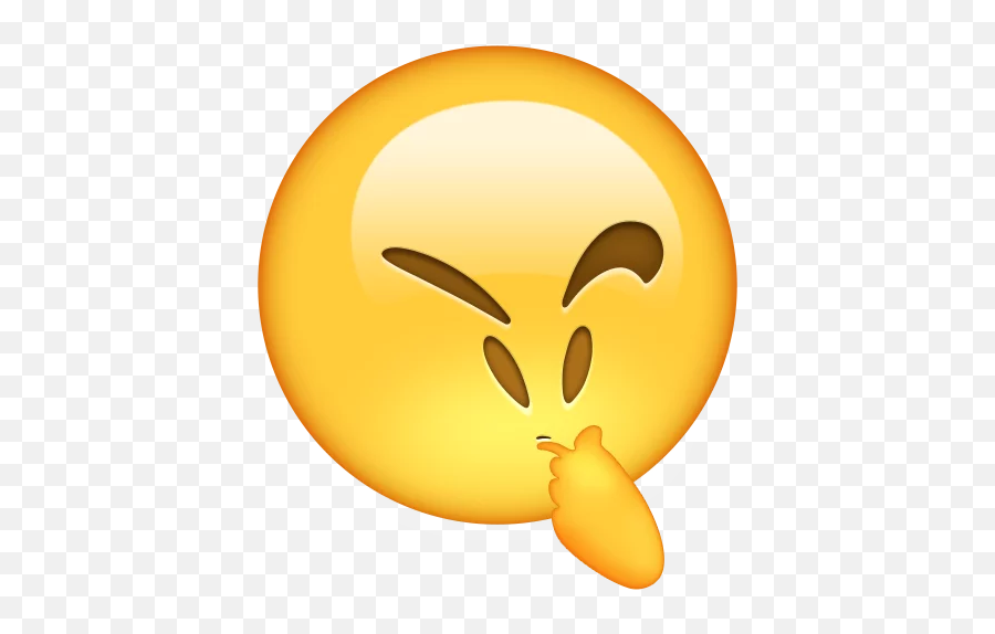 Emoji Hmm Telegram - Happy,Hmmm Emoji