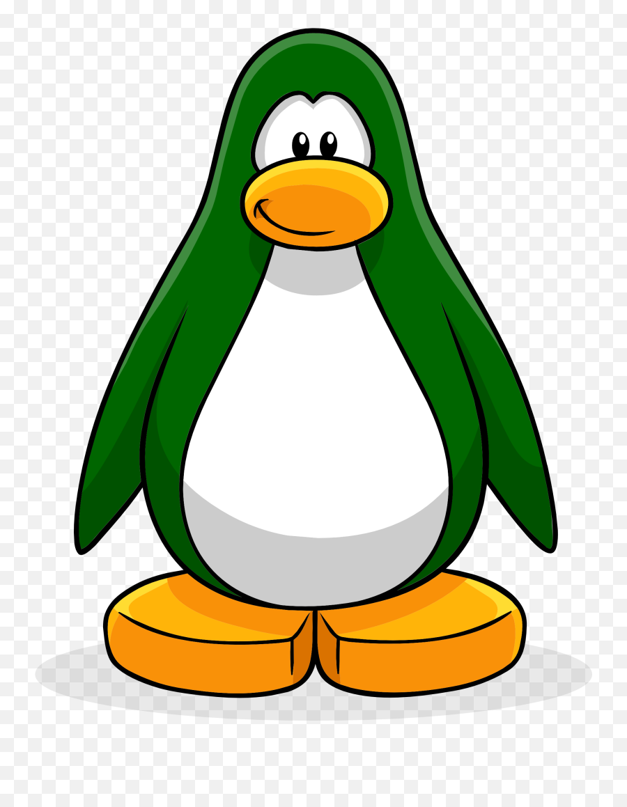 Penguins Clipart Villain Penguins Villain Transparent Free - Green Club Penguin Png Emoji,Emoticons Secretos Club Penguin