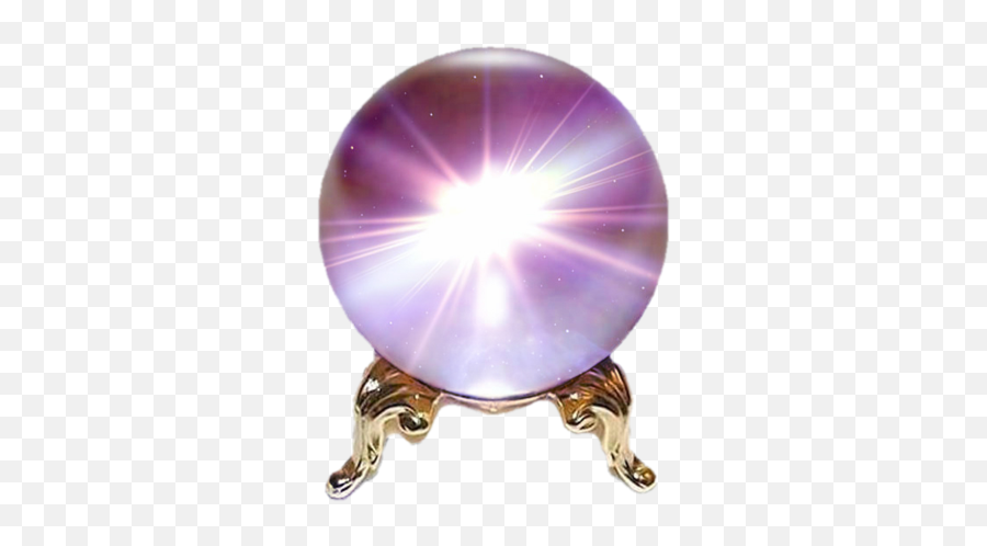 Purple Crystal Ball - Wish I Had A Crystal Ball Emoji,Magic Ball Emoji