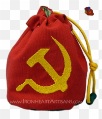 Soviet Red Hammer And Sickle Dice Bag - Soviet Union Emoji,Hammer And Sickle Made Out Of Hammer And Sickle Emojis