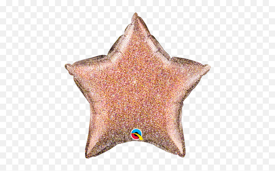 Products - Rose Gold Sparkle Star Foil Balloon Emoji,Patrick Starfish Emoticon