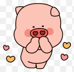 Cute Gif - Gif Cute Piggy Thank You Emoji,Animated Hanukkah Emojis