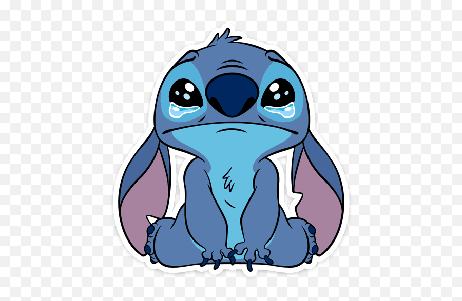 Stitch Disney Cartoon Wallpaper - Sad Stitch Emoji,Naming Disney Movies With Emojis